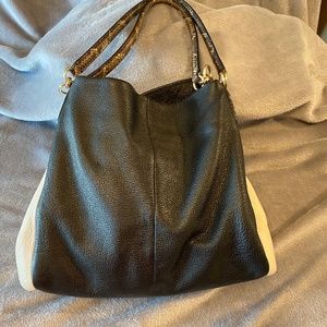 Coach Snakeskin Trim Pheobe Hobo bag